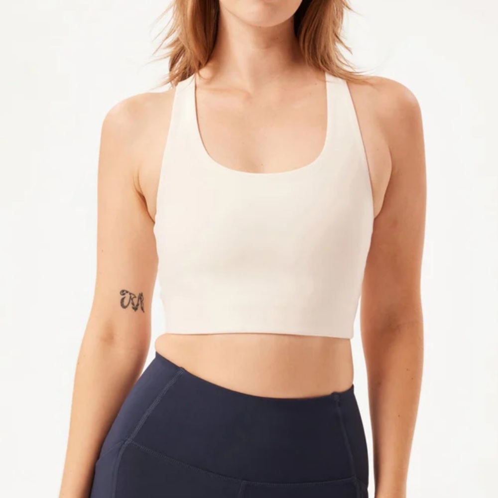 GIRLFRIEND COLLECTIVE Ivory Paloma Racerback Bra